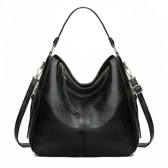 Stilvolle Tote Schultertasche aus Veganem Leder Für Damen