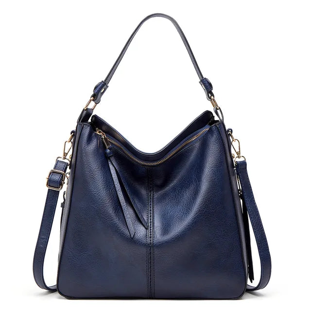 Stilvolle Geräumige Tote Bag aus Veganem Leder für Damen