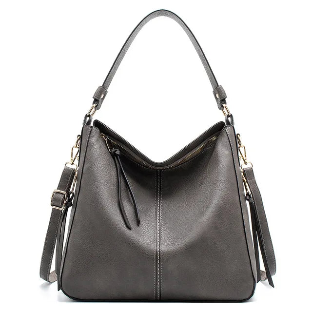 Stilvolle Geräumige Tote Bag aus Veganem Leder für Damen