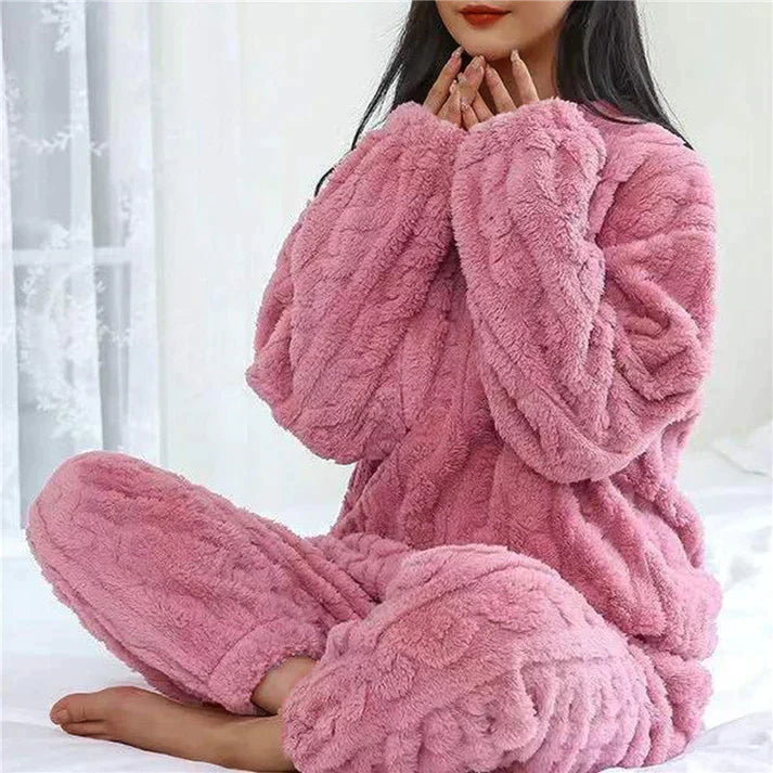 Damen Zweiteiliges Hausanzug Set - Pullover & Jogger