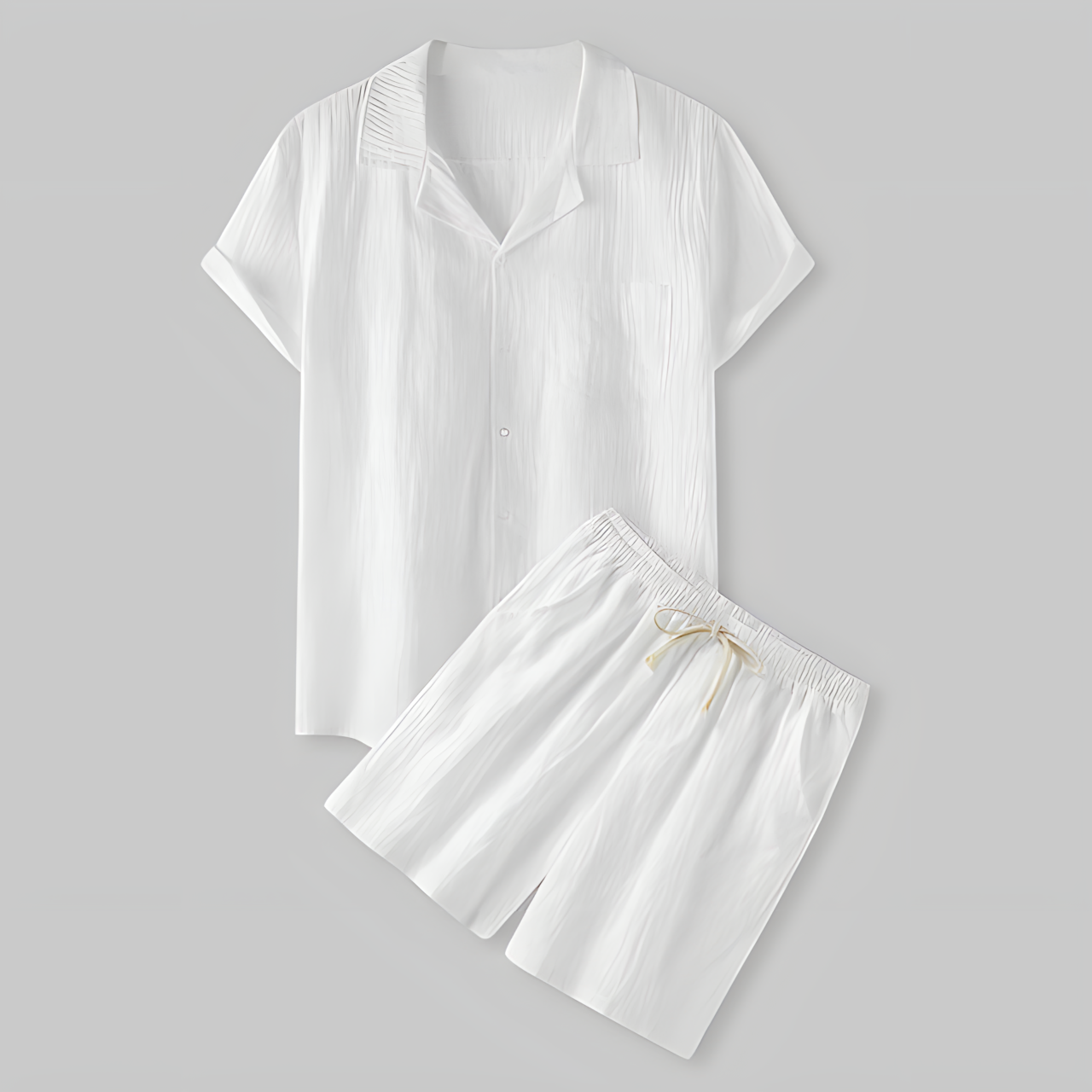 Bequemes und Stylisches Set aus Shirt und Shorts für Herren