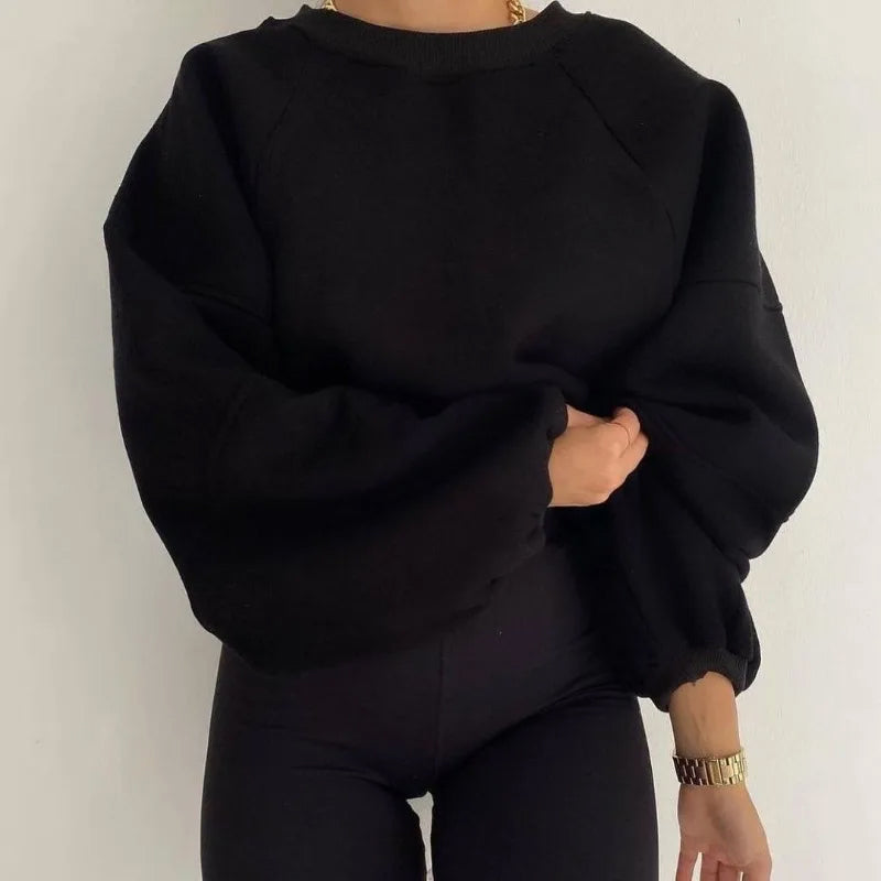 Damen Oversize Eleganter Pullover - Weich und Leicht