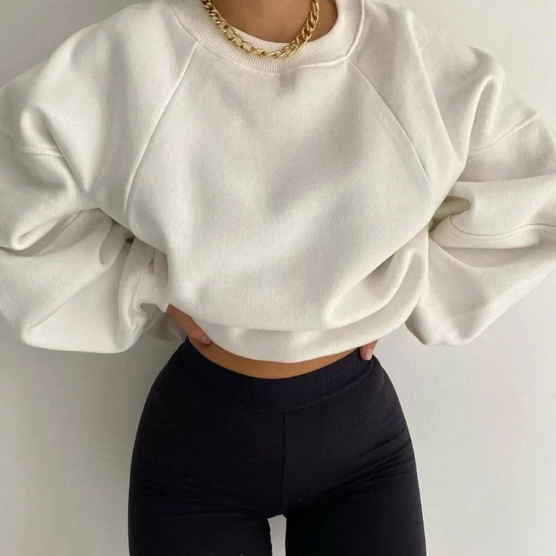 Damen Oversize Eleganter Pullover - Weich und Leicht