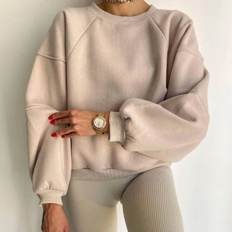 Damen Oversize Eleganter Pullover - Weich und Leicht