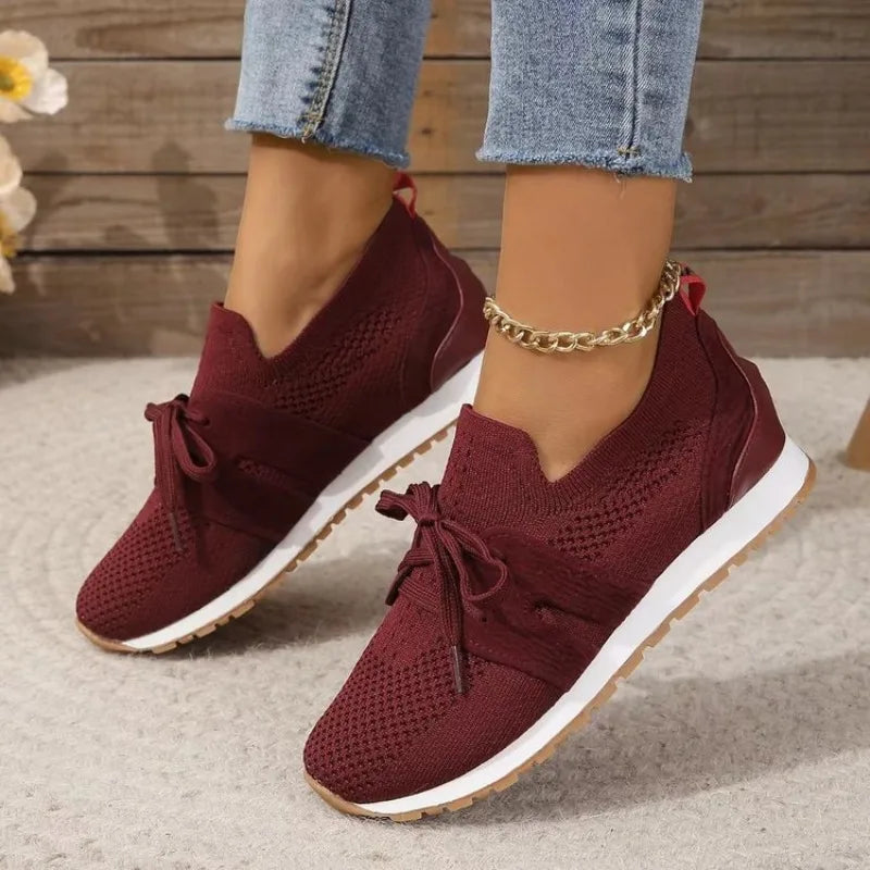Atmungsaktive und Komfortable Orthopädische Mesh-Sneakers für Damen
