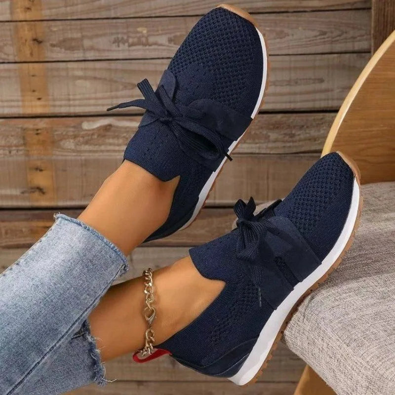 Atmungsaktive und Komfortable Orthopädische Mesh-Sneakers für Damen