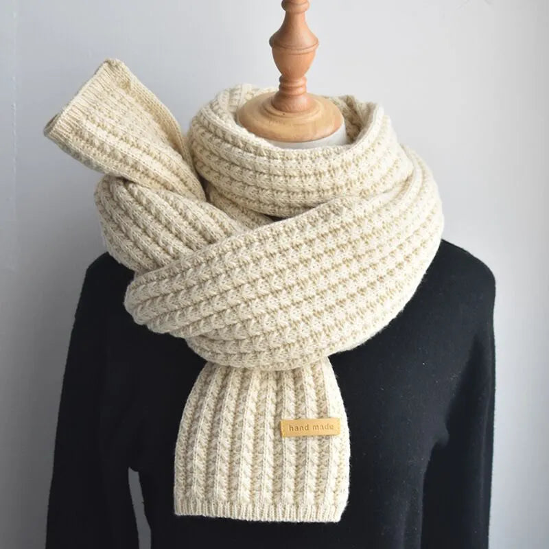 Damen Winterschal - Gerippter Strick & Oversized