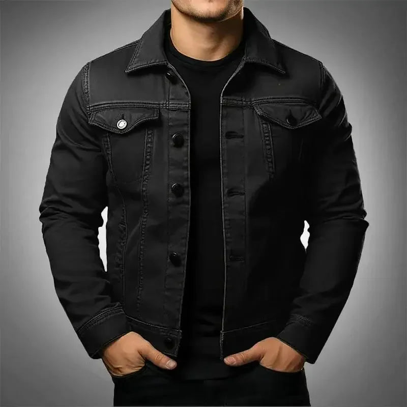 Herren Klassische Jeansjacke – Stylisch und Bequem