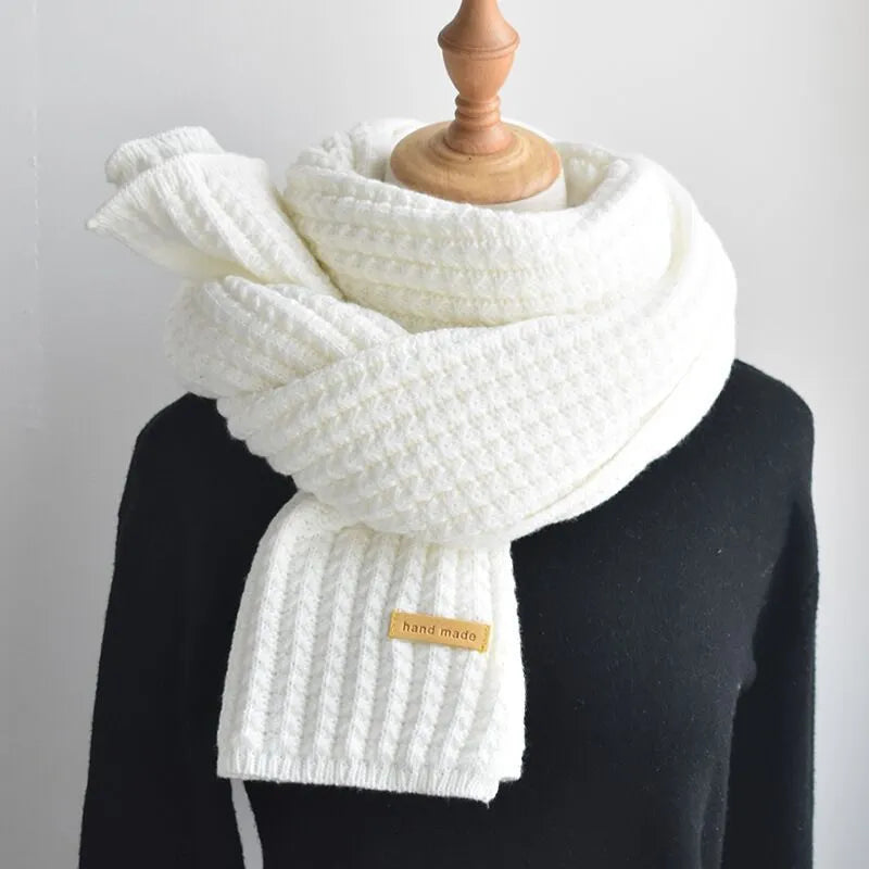 Damen Winterschal - Gerippter Strick & Oversized