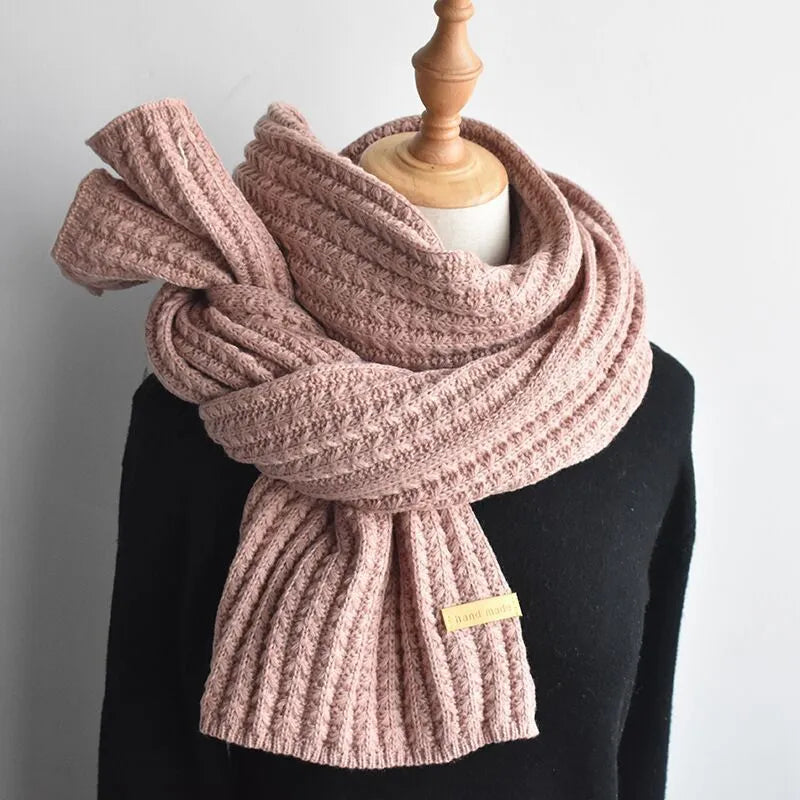 Damen Winterschal - Gerippter Strick & Oversized