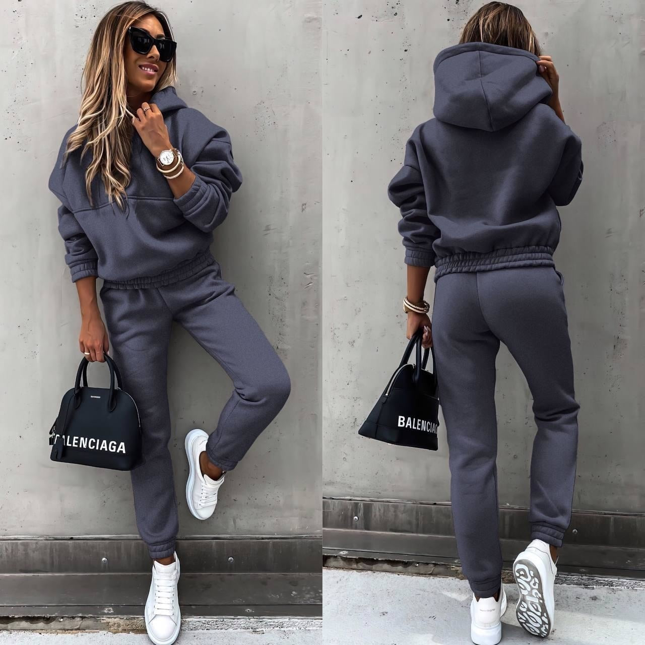 Damen Eleganter Trainingsanzug-Set - Weiche & Bequeme Homewear