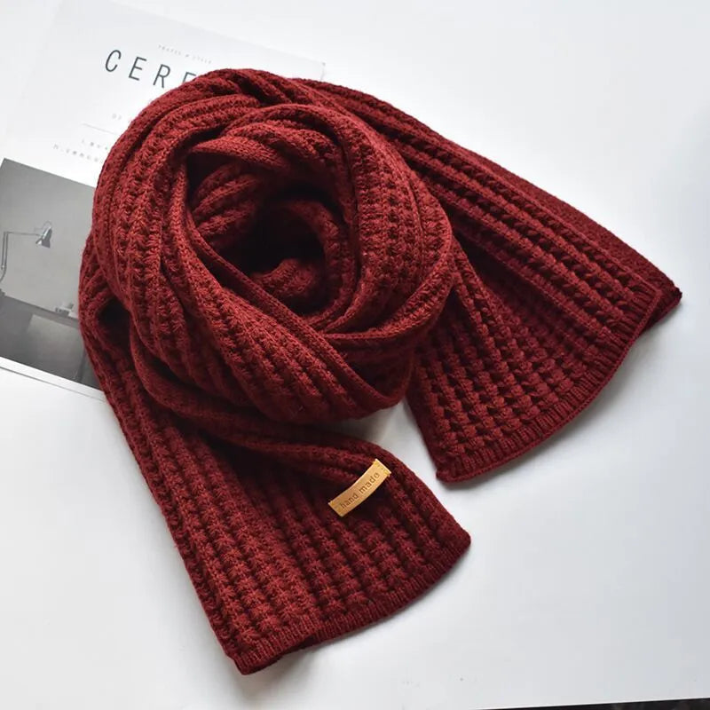 Damen Winterschal - Gerippter Strick & Oversized