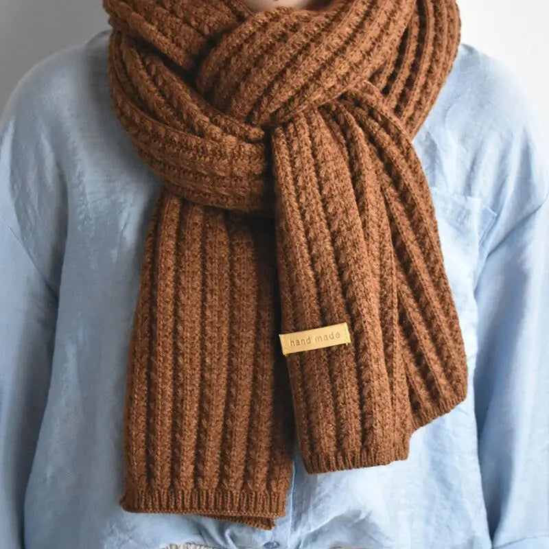 Damen Winterschal - Gerippter Strick & Oversized
