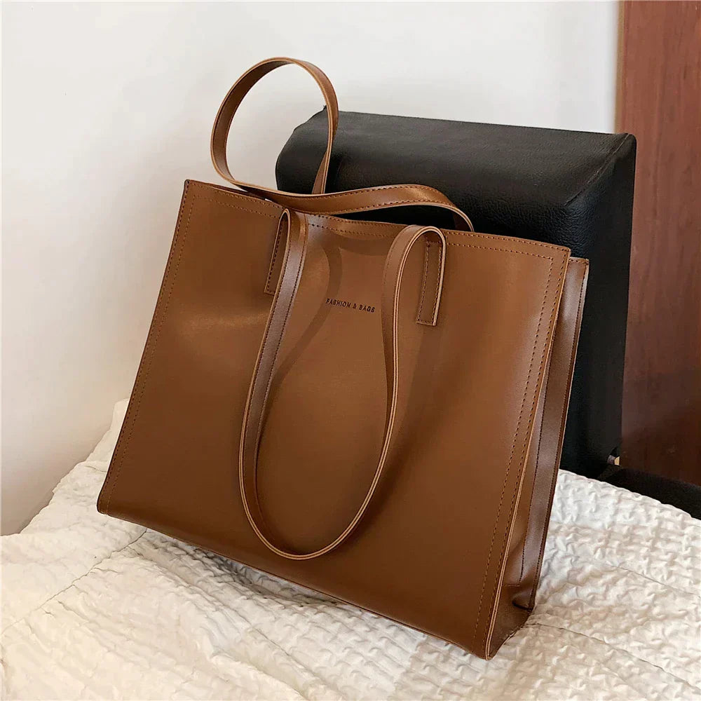 Damen-Leder Tote Bag – elegant und geräumig