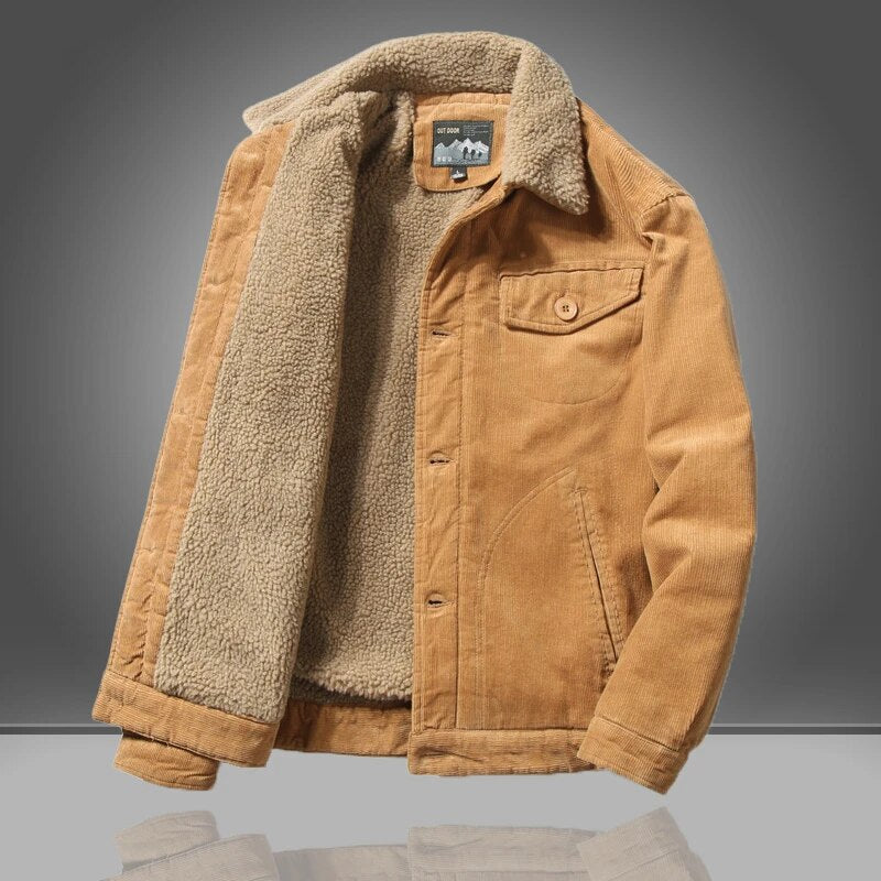 Herren Trucker-Winterjacke - Warme & Bequeme Fütterung