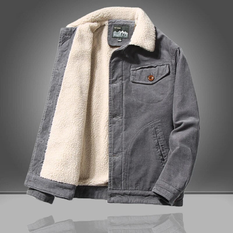 Herren Trucker-Winterjacke - Warme & Bequeme Fütterung