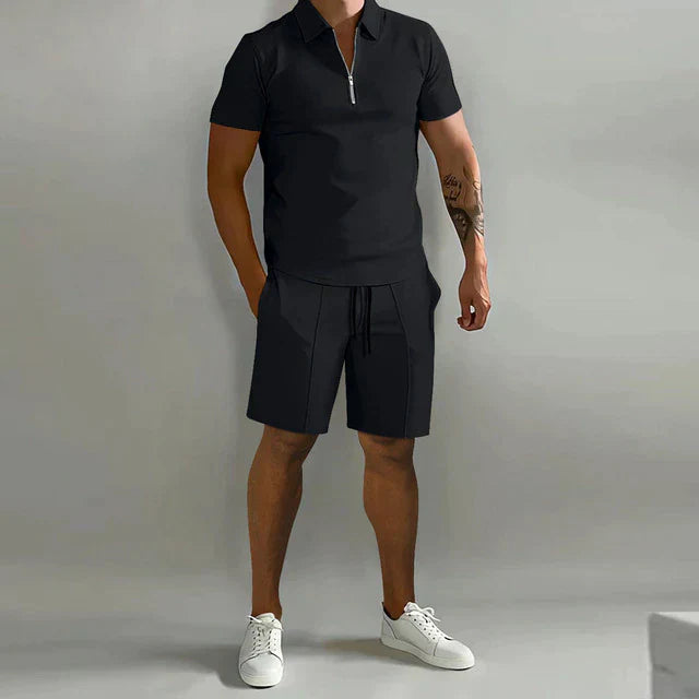 Stylisches Polo- und Shorts-Set für Herren