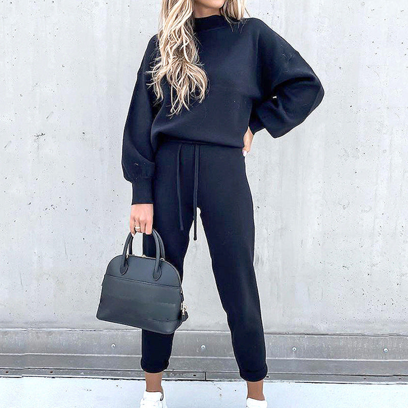Damen Zweiteiliges Loungewear Set - Pullover & Jogger