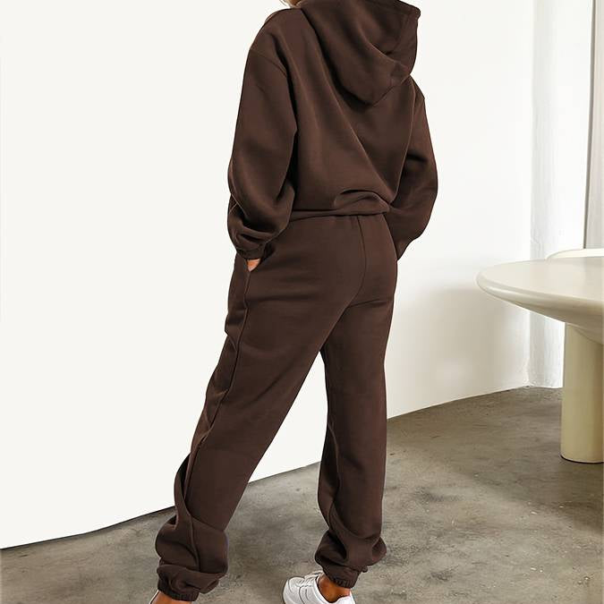 Damen Zweiteiliger Trainingsanzug - Hoodie & Jogger