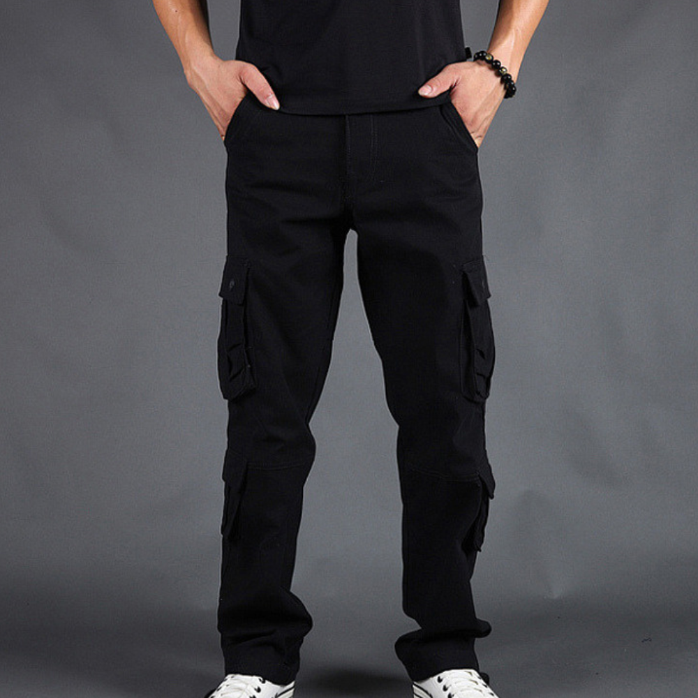 Herren Cargo-Hose - Lockere Passform mit Seitentaschen