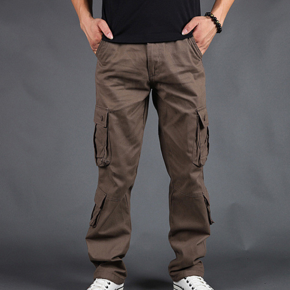 Herren Cargo-Hose - Lockere Passform mit Seitentaschen