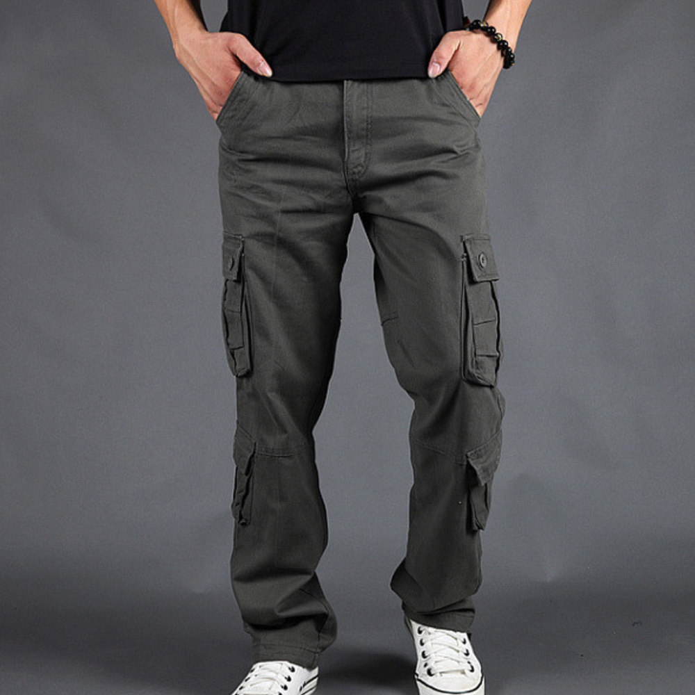 Herren Cargo-Hose - Lockere Passform mit Seitentaschen