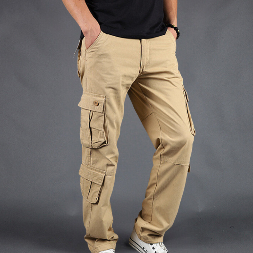 Herren Cargo-Hose - Lockere Passform mit Seitentaschen