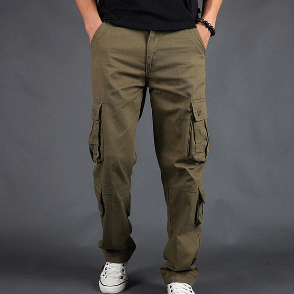 Herren Cargo-Hose - Lockere Passform mit Seitentaschen