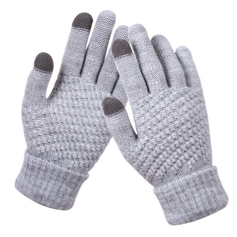 Damen Gestrickte Winterhandschuhe - Touchscreen-Kompatibel