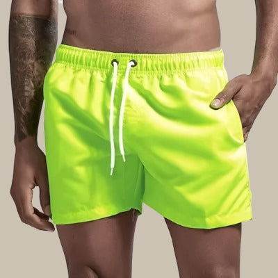 Schnelltrocknende Leichte Badeshorts mit Verstellbarem Bund für Herren