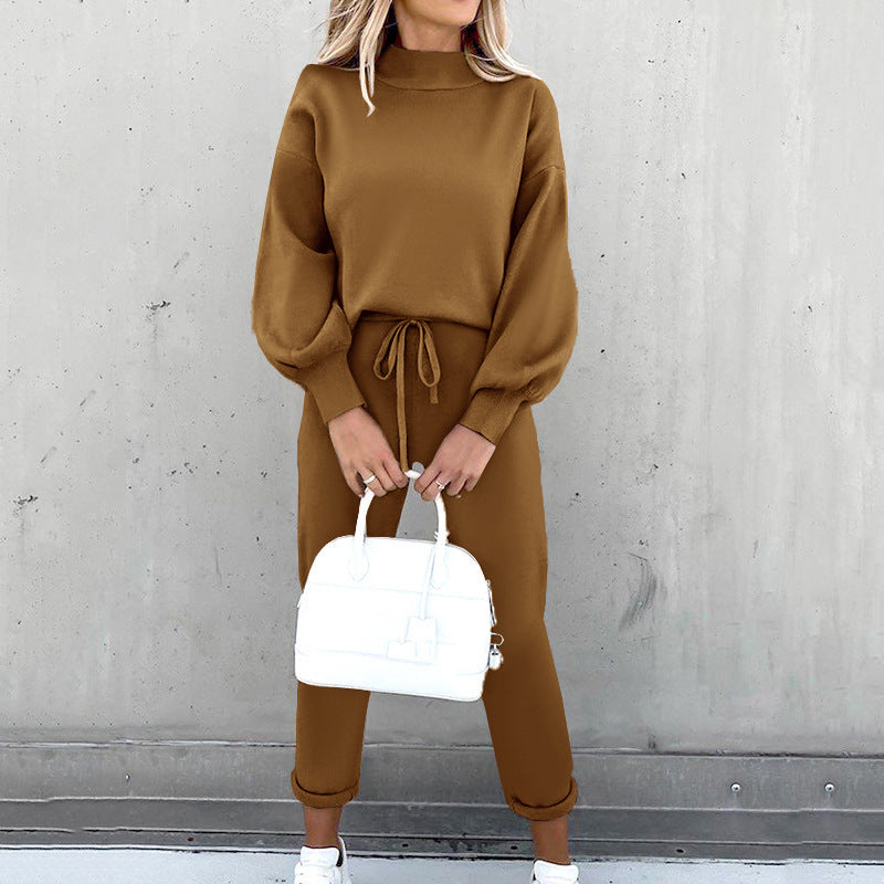 Damen Zweiteiliges Loungewear Set - Pullover & Jogger