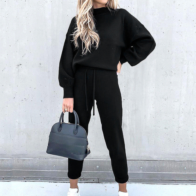 Damen Zweiteiliges Loungewear Set - Pullover & Jogger